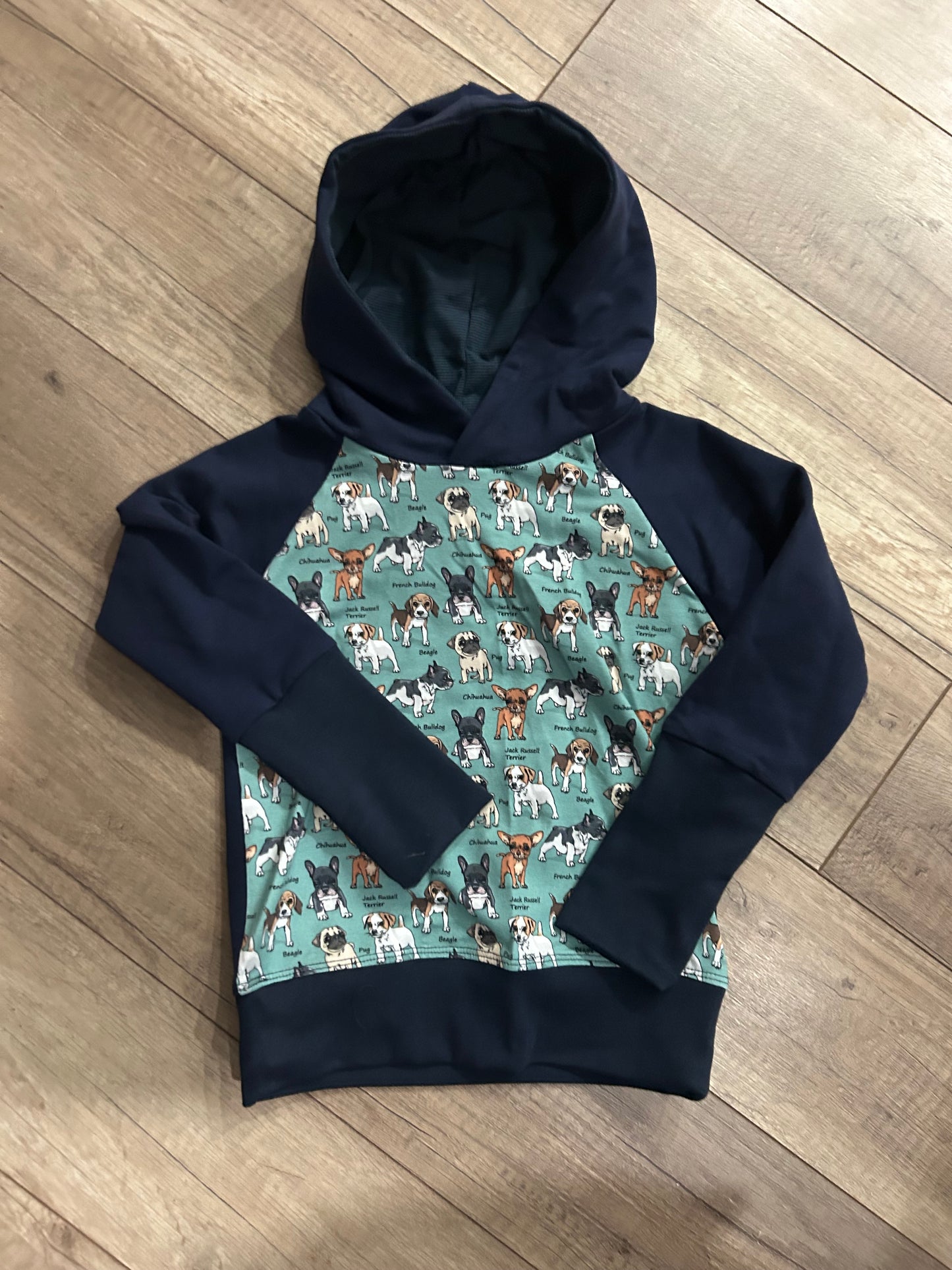 Hoodie chien/coton ouaté