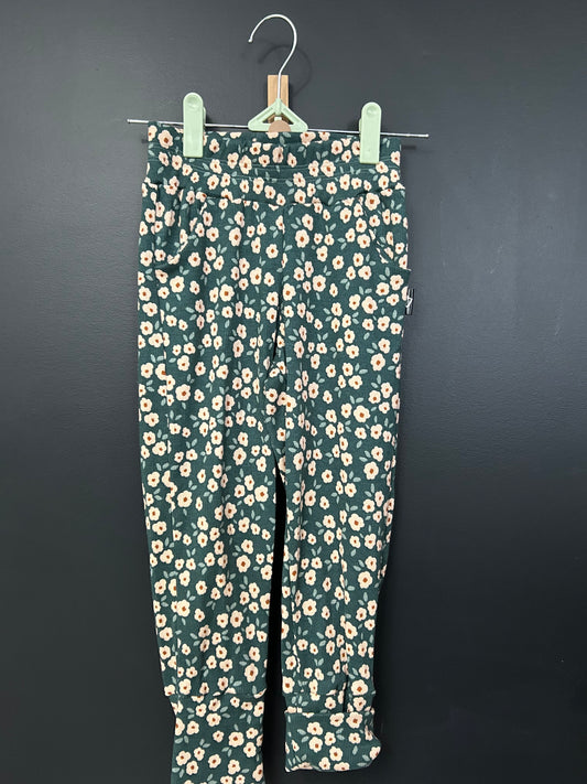 Jogger 3-6 ans poche avant petites fleurs