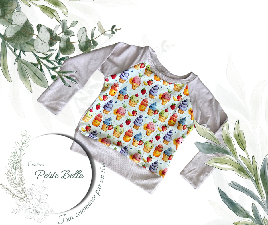Crewneck dessert bambou