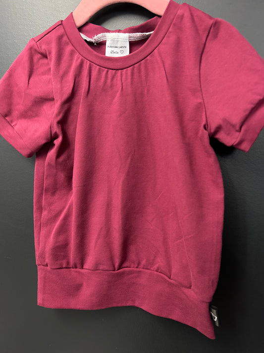 Le basique chandail 12-36 mois framboise