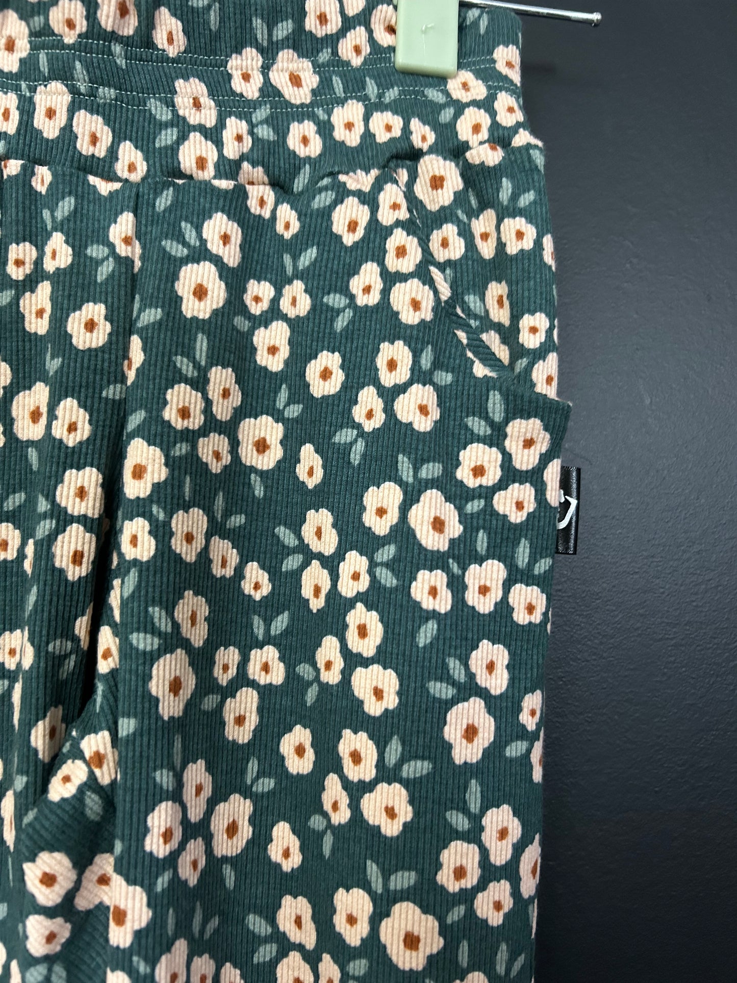 Jogger 3-6 ans poche avant petites fleurs
