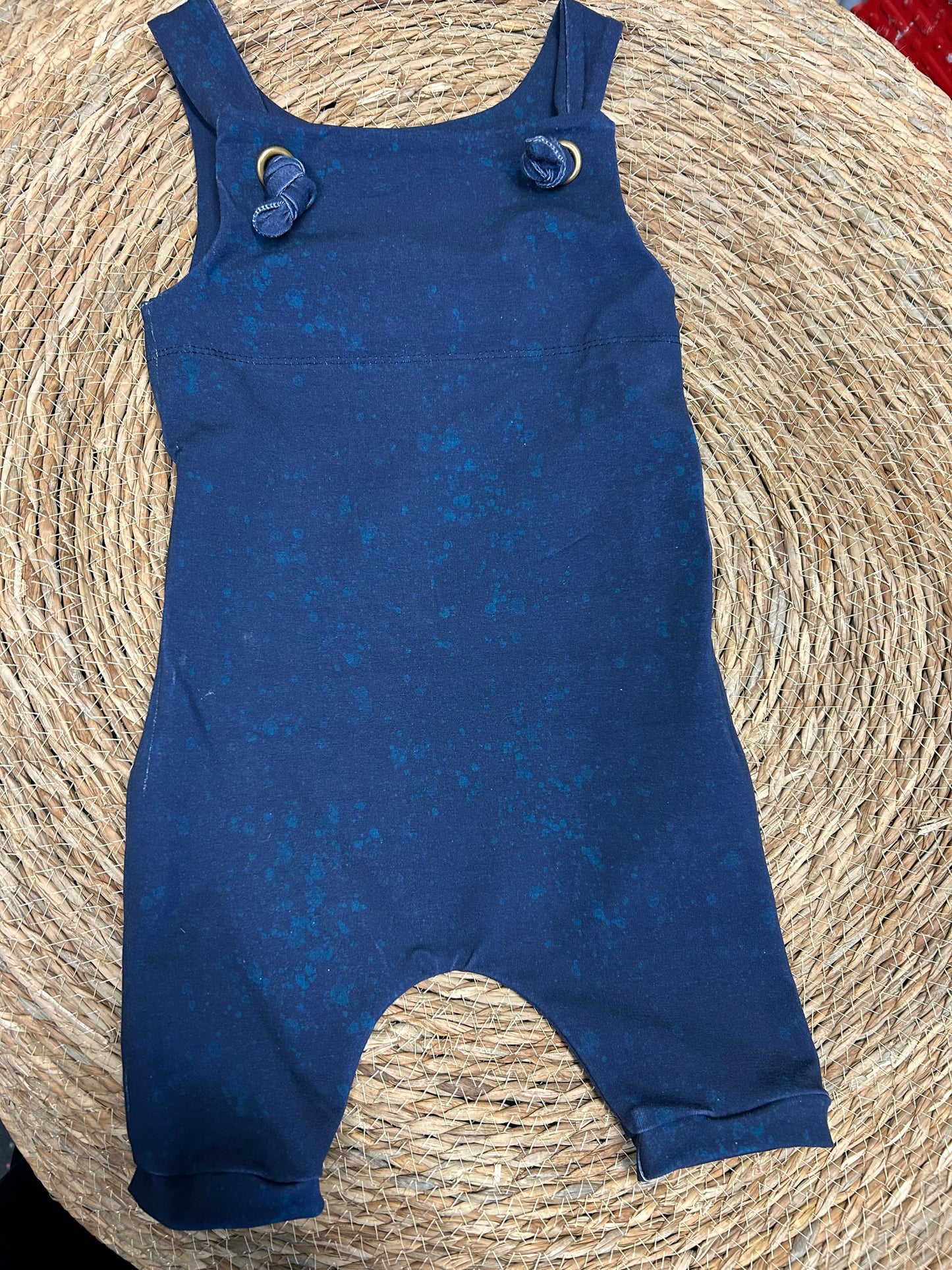 Barboteuse courte évolutive splash marine
