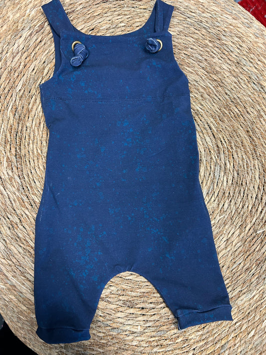 Barboteuse courte évolutive splash marine