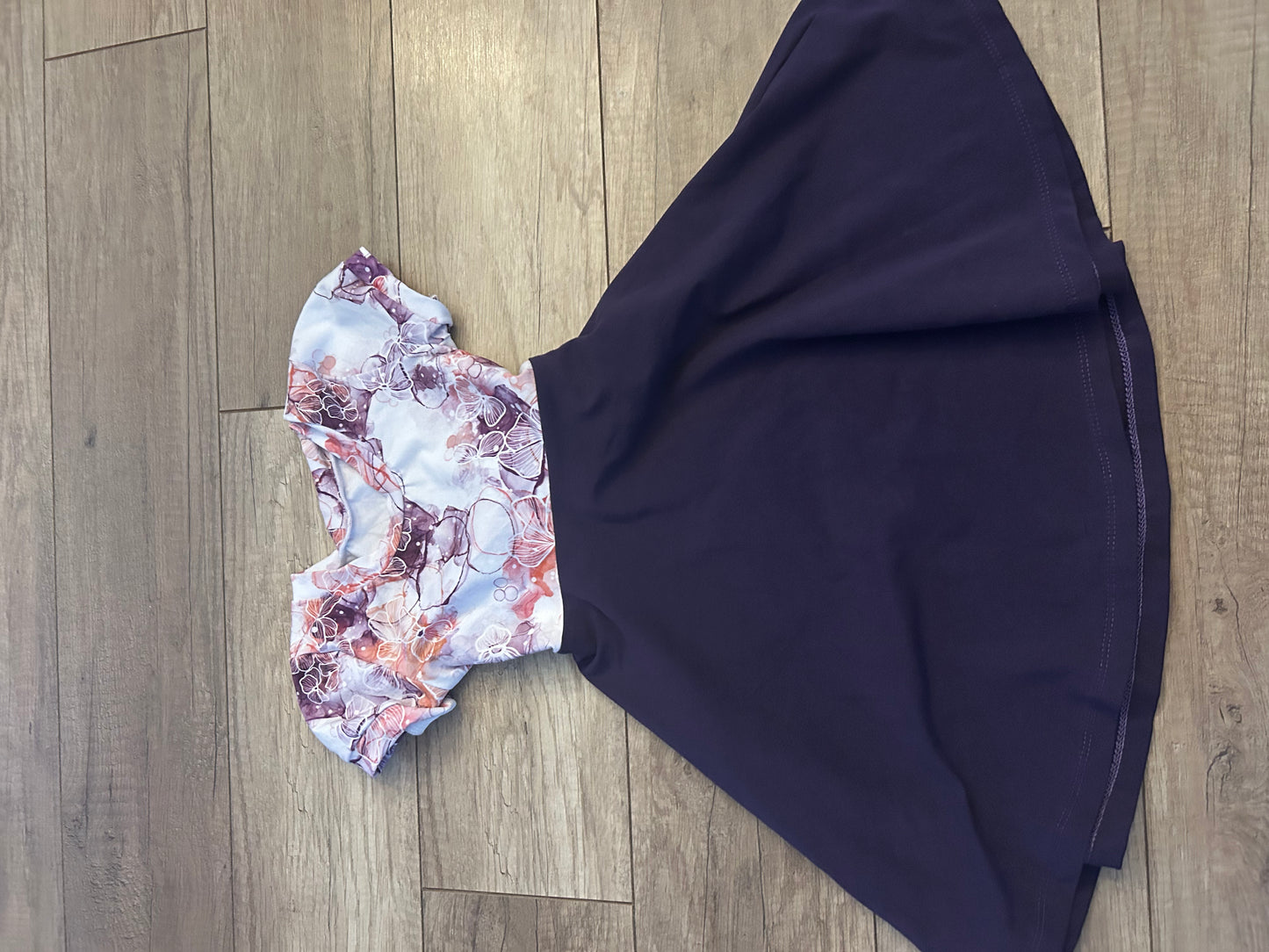 robe floral ink mauve