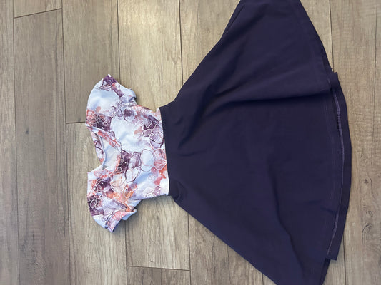 robe floral ink mauve