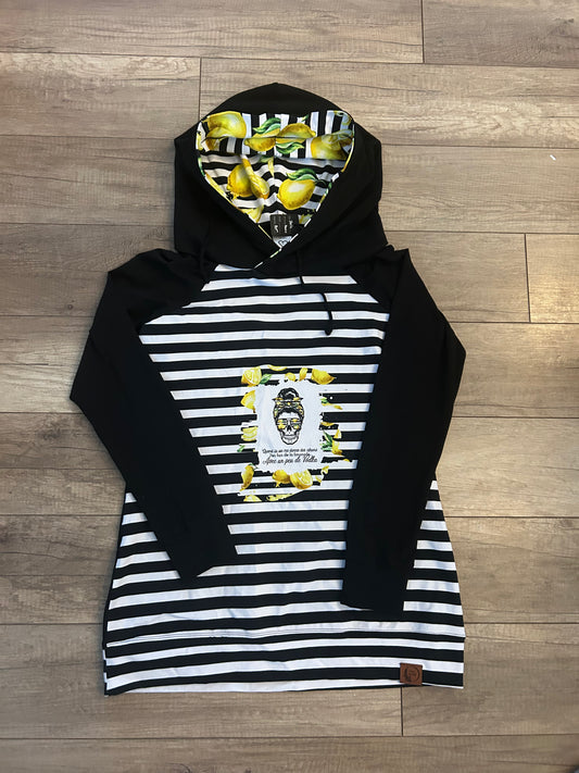 hoodie bella citron large