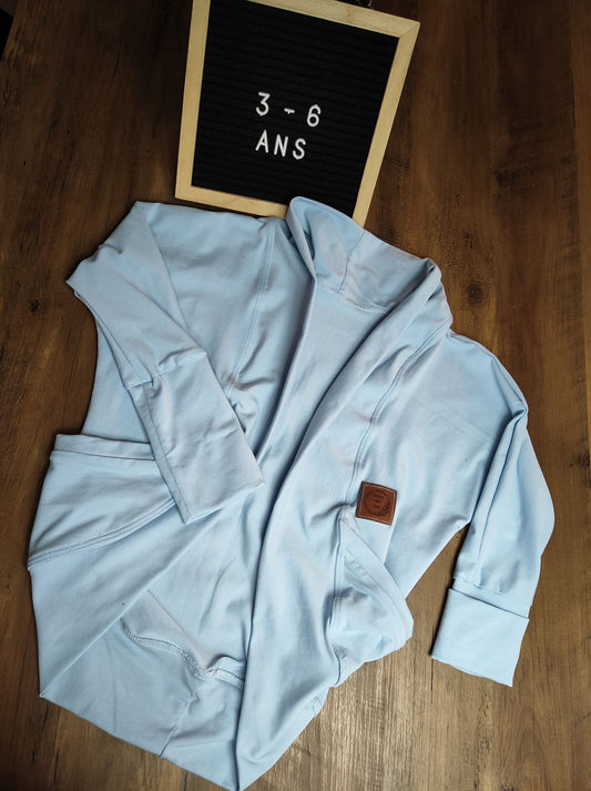cardigan  évolutif bleu 3-6 ans