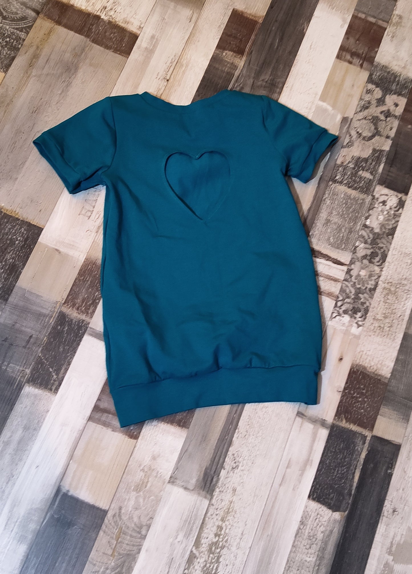 tunique prussien / coeur au dos 3-6 ans évolutive
